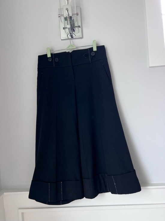 Taikonhu Anthropologie Dresses & Skirts - Women’s Black super wide cropped pants pants size 6